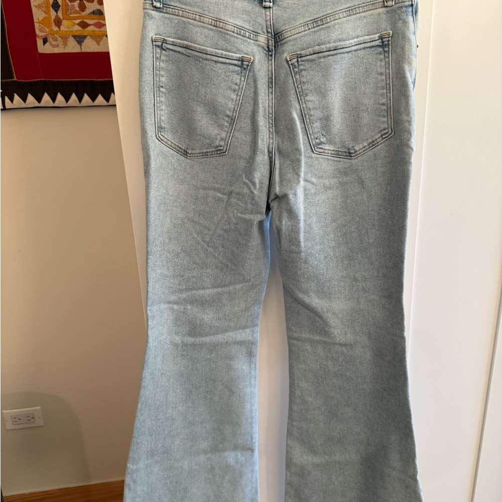 Abercrombie & Fitch Light Wash Flare Jeans